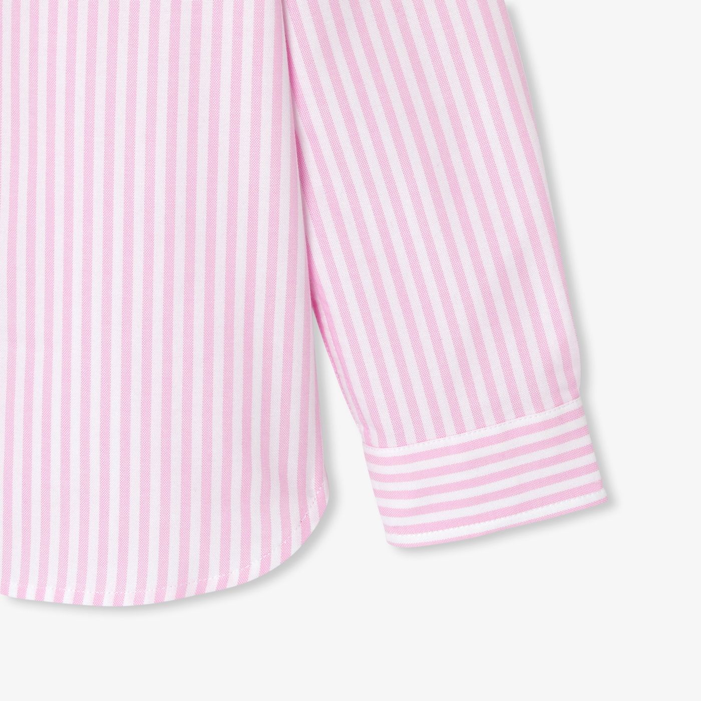 Boy striped Oxford cotton shirt - White/Pink