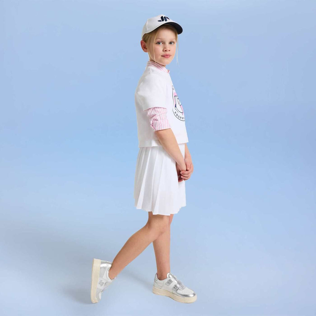 Boy striped Oxford cotton shirt - White/Pink
