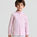 Boy striped Oxford cotton shirt - White/Pink