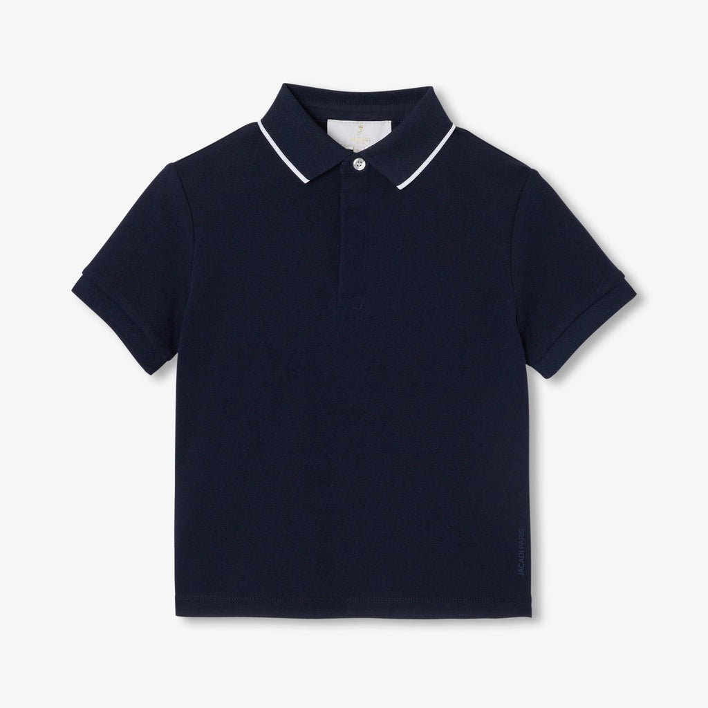 Boy ceremony polo shirt - Navy Blue