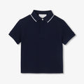 Boy ceremony polo shirt - Navy Blue