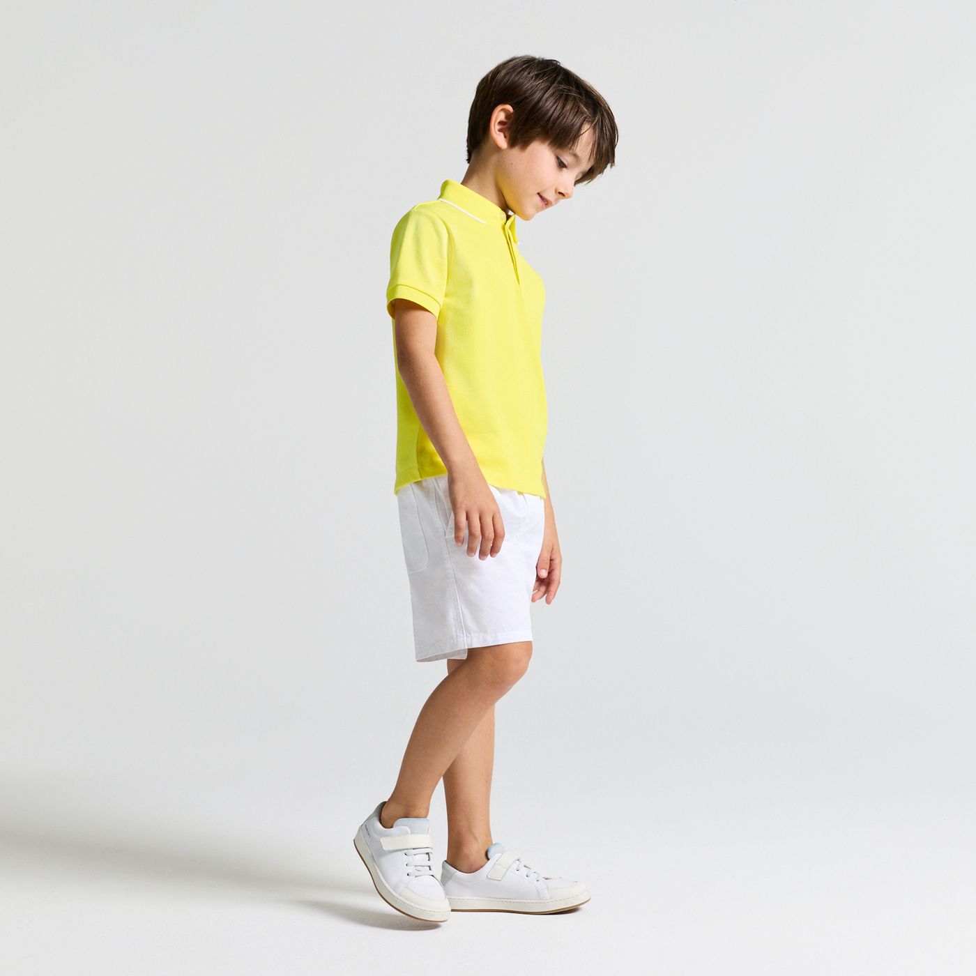 Ceremony Polo shirt Shirt Boy - Giallo Sole