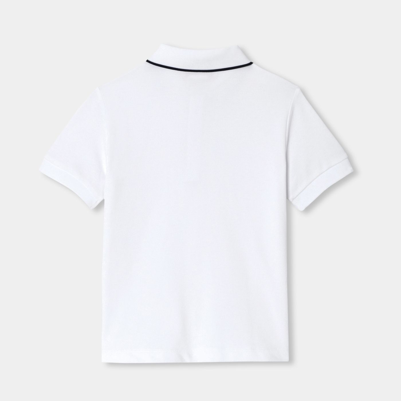 Boy ceremony polo shirt - White