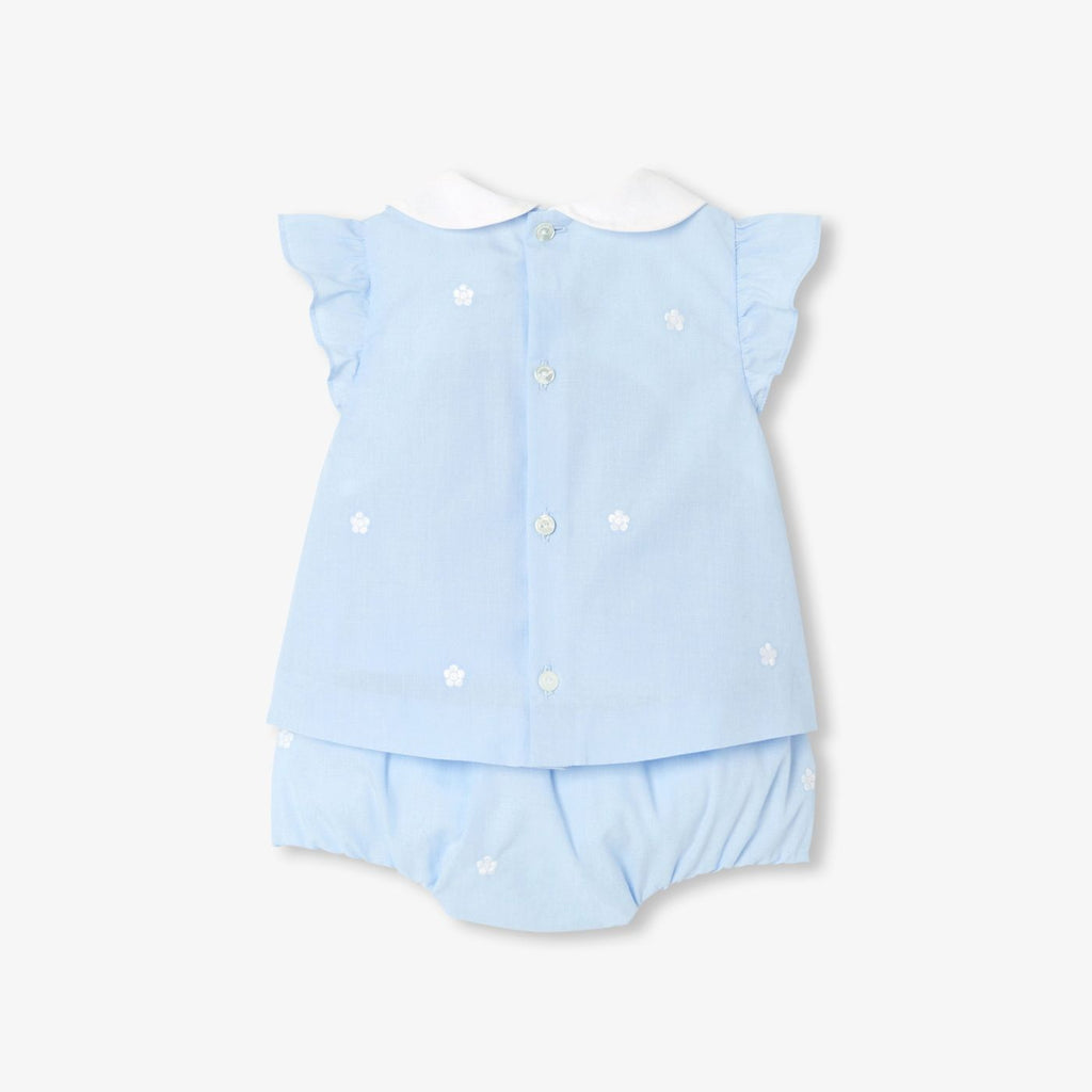 Outfit Set Di Cotton Fil-à-fil Baby Girl - Blue/Multicolour