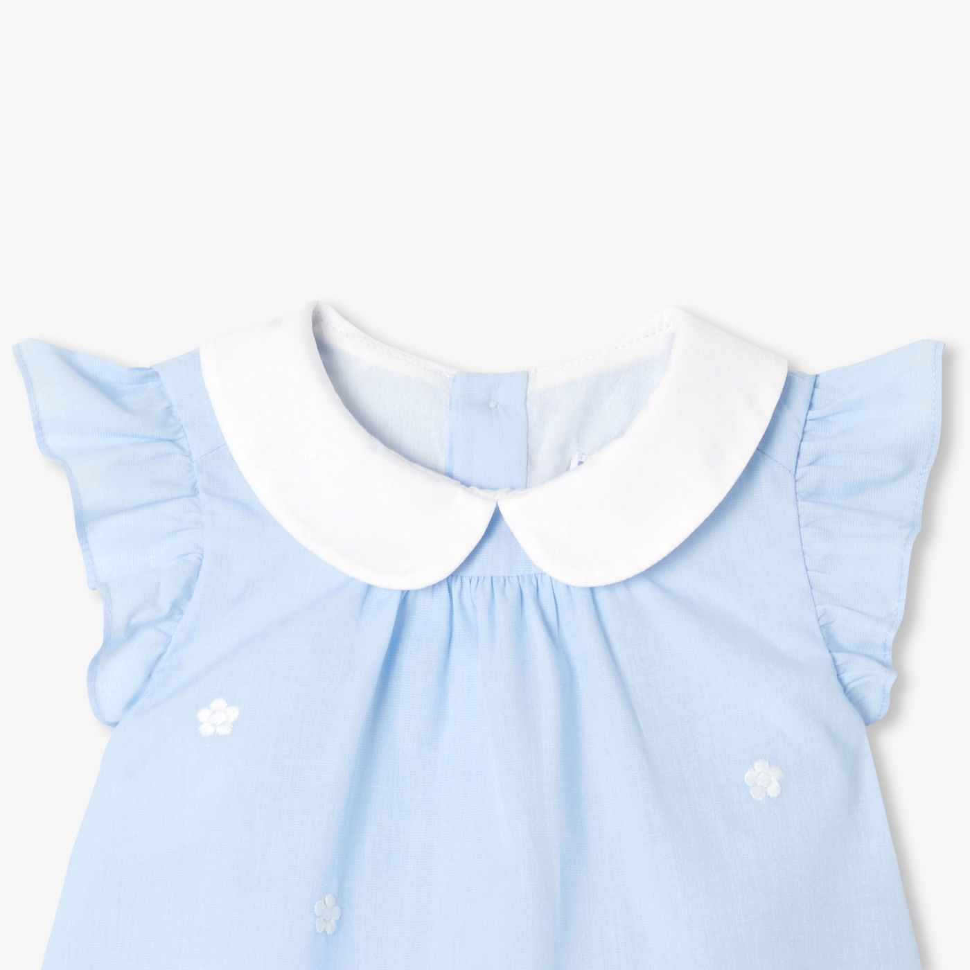 Outfit Set Di Cotton Fil-à-fil Baby Girl - Blue/Multicolour