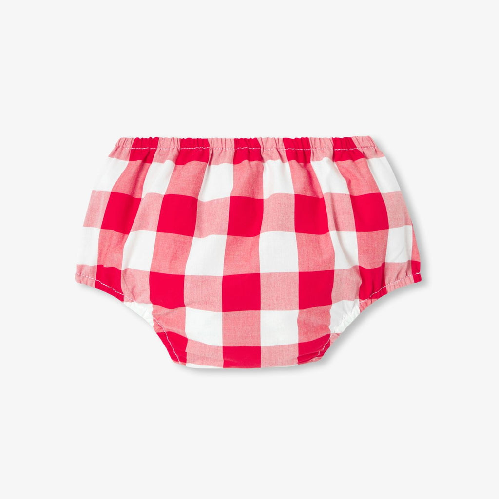 Baby girl gingham poplin dress