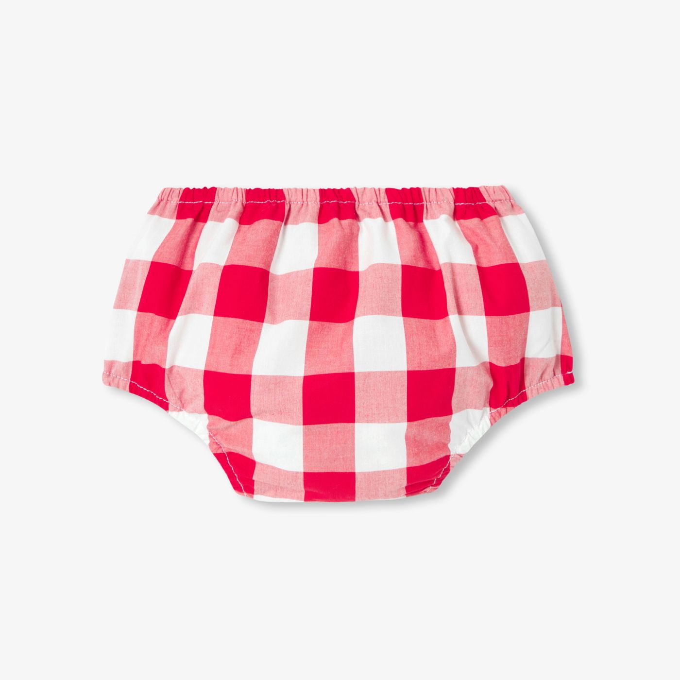 Baby girl gingham poplin dress