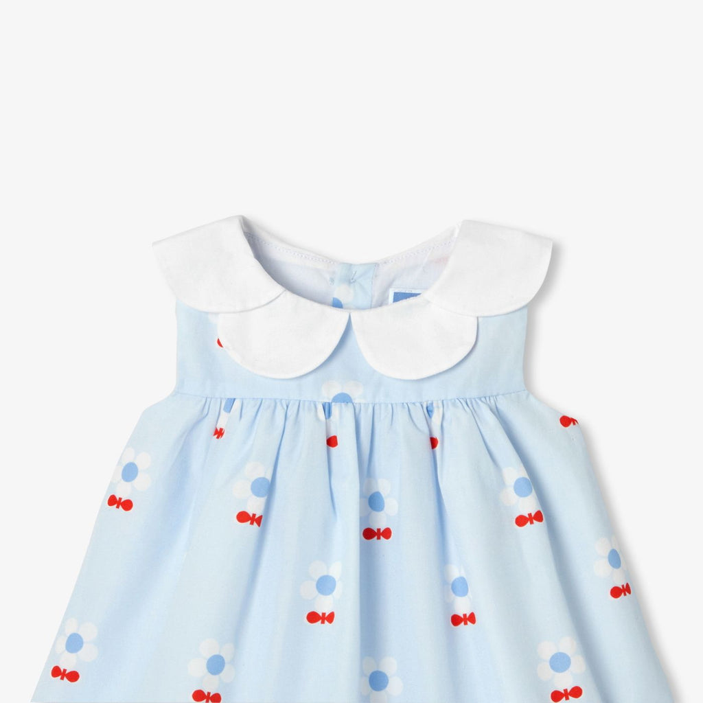 Baby girl floral poplin dress