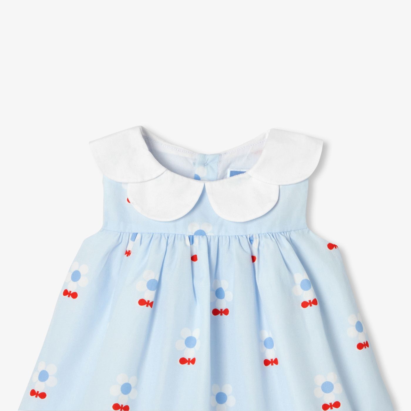 Baby girl floral poplin dress