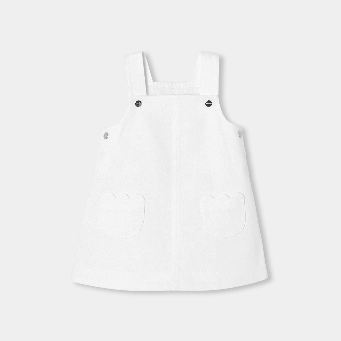 Baby girl twill shirt dress - Jacadi White