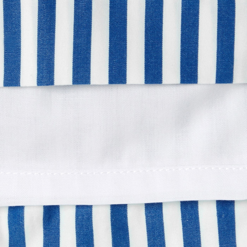 Dress Sleeveless Striped Baby Girl - White/Light Blue
