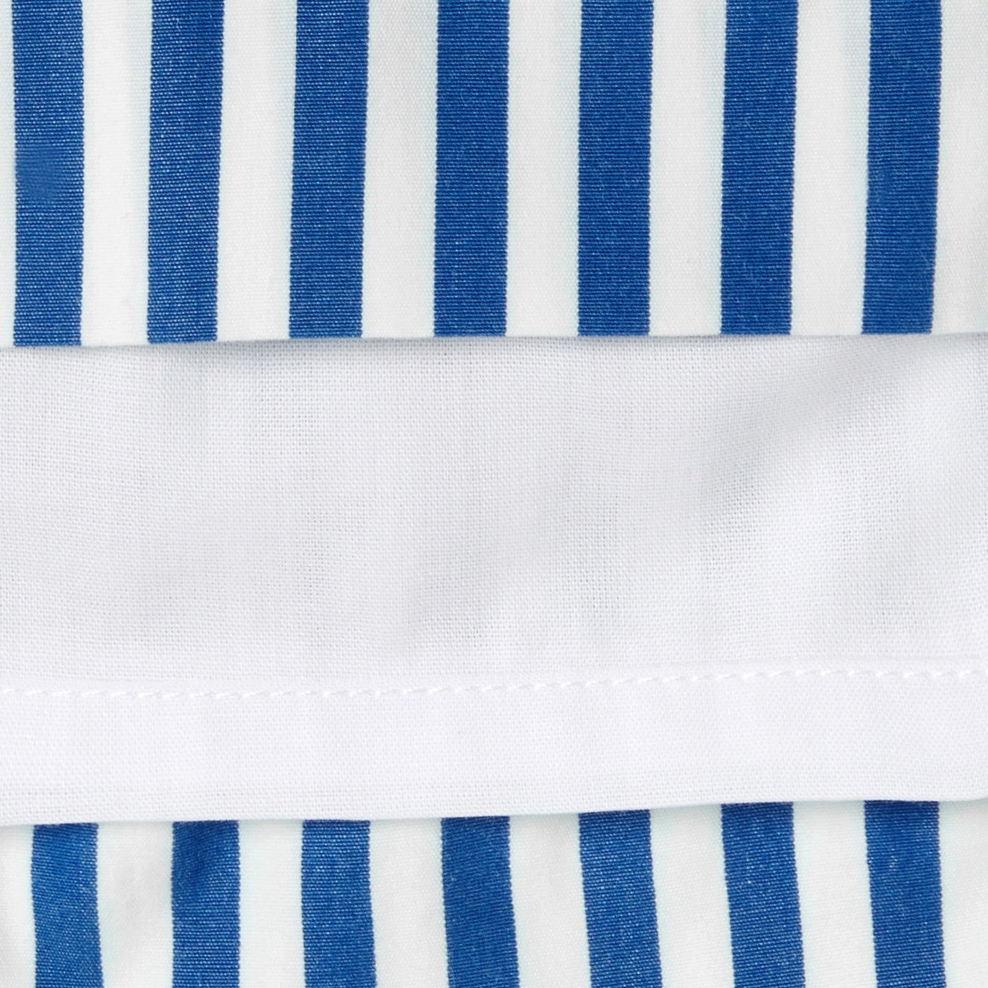 Dress Sleeveless Striped Baby Girl - White/Light Blue