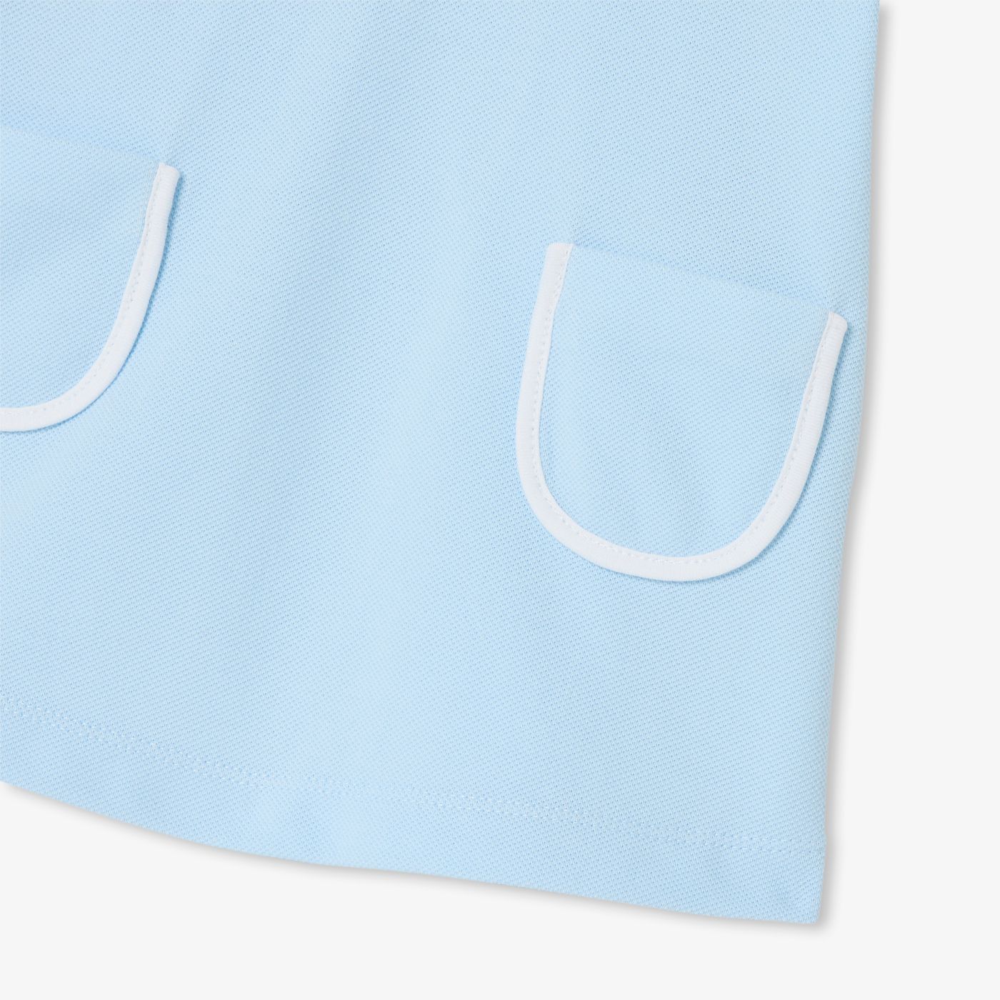 Baby girl sleeveless dress in cotton piqué