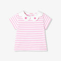 Baby girl cotton sailor top