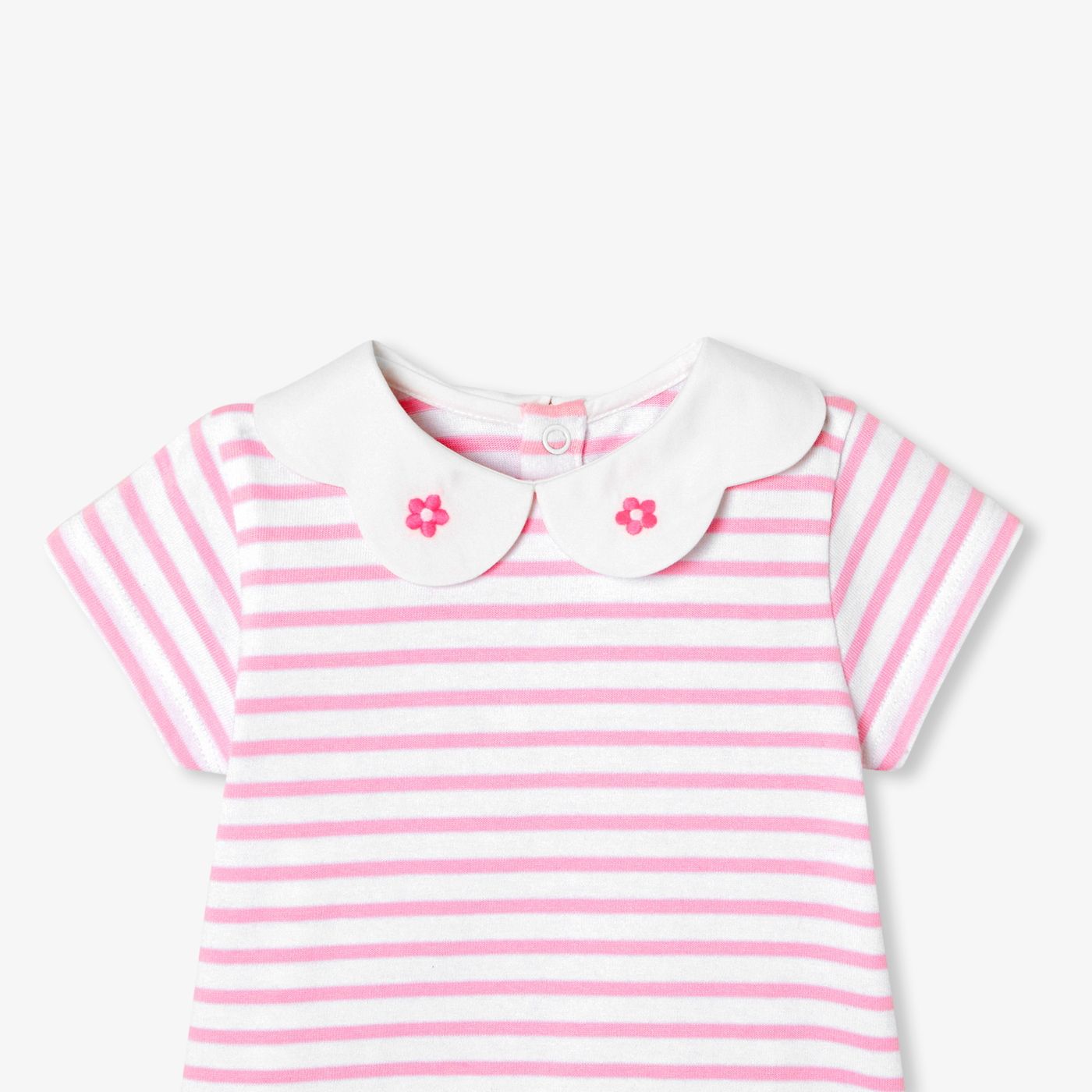 Baby girl cotton sailor top