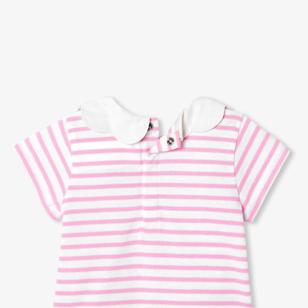 Baby girl cotton sailor top