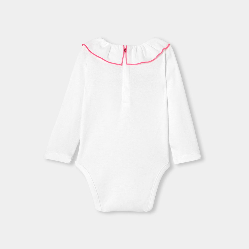 Bodysuit in Cotton Baby Girl - Jacadi White