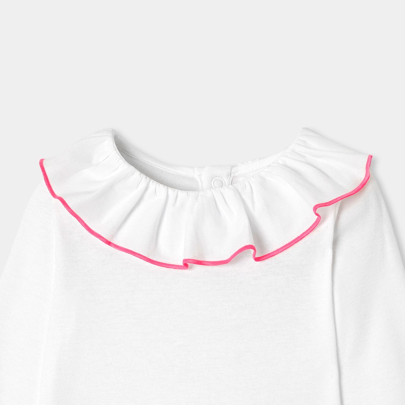 Bodysuit in Cotton Baby Girl - Jacadi White