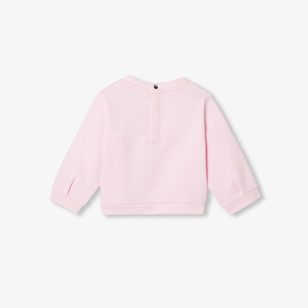 Baby girl sweatshirt top - Powder Pink Jacadi