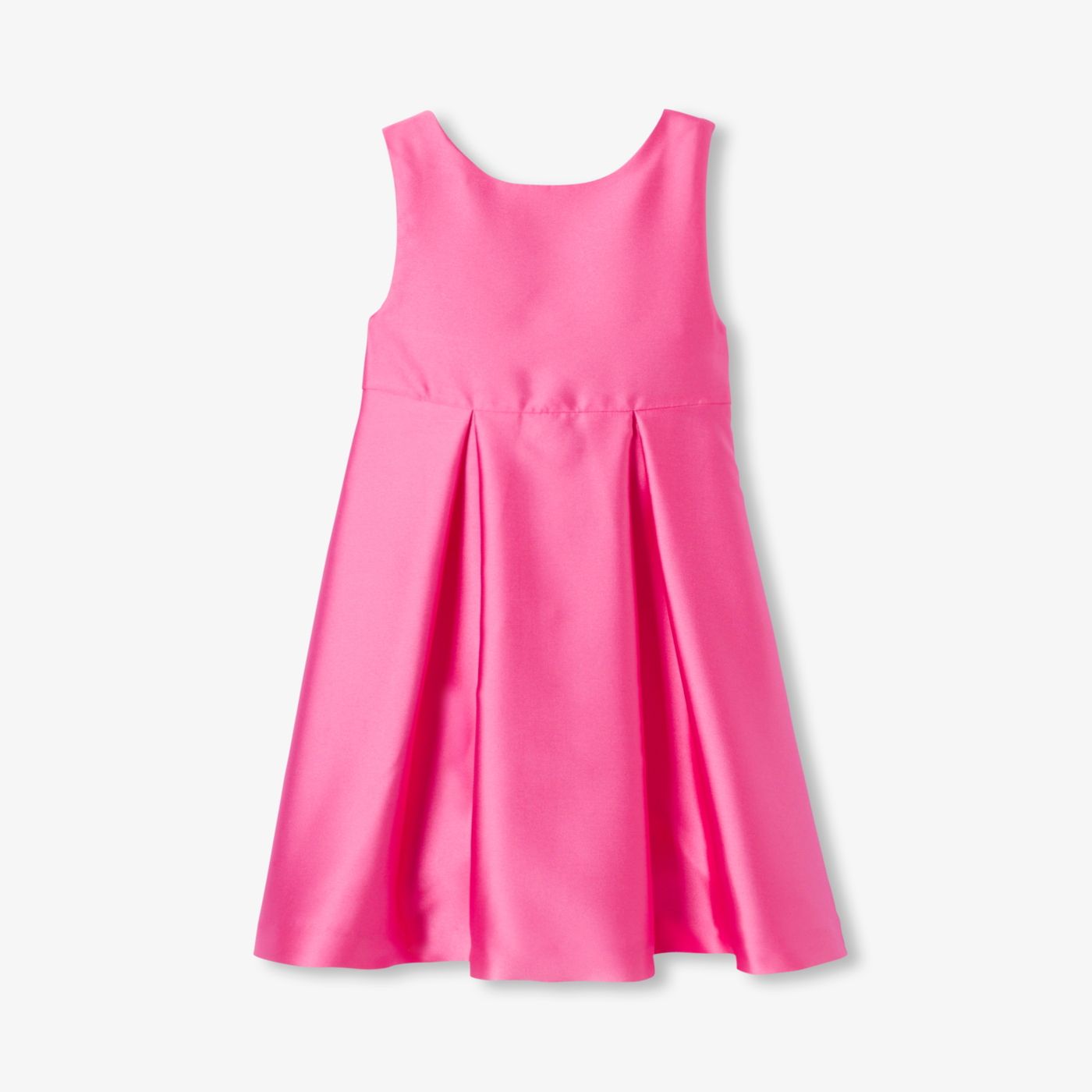 Girls' formal dress in Mikado satin
