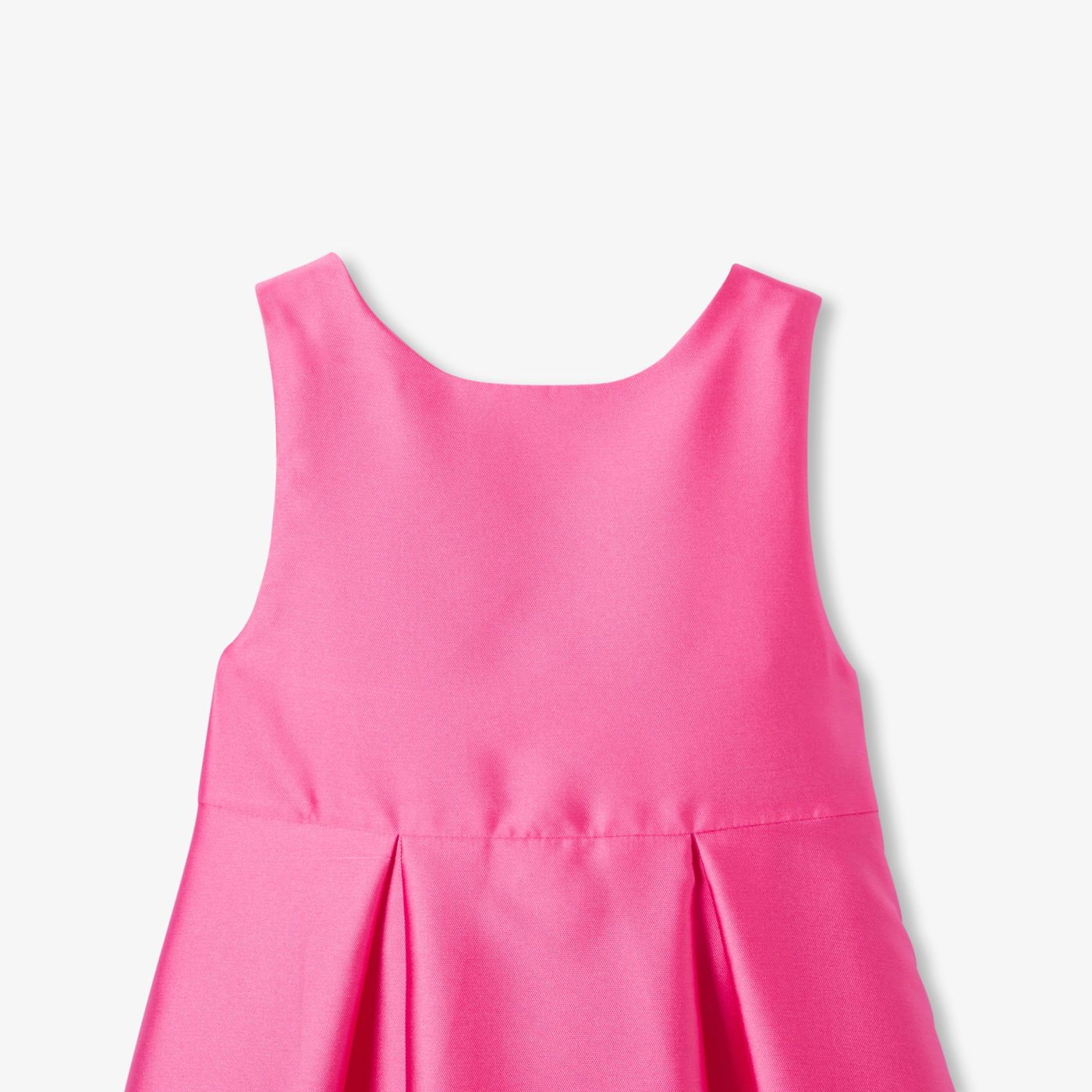Girls' formal dress in Mikado satin