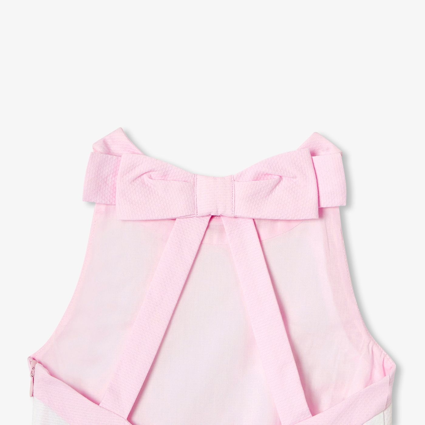 Children's formal dress for girls in honeycomb cotton