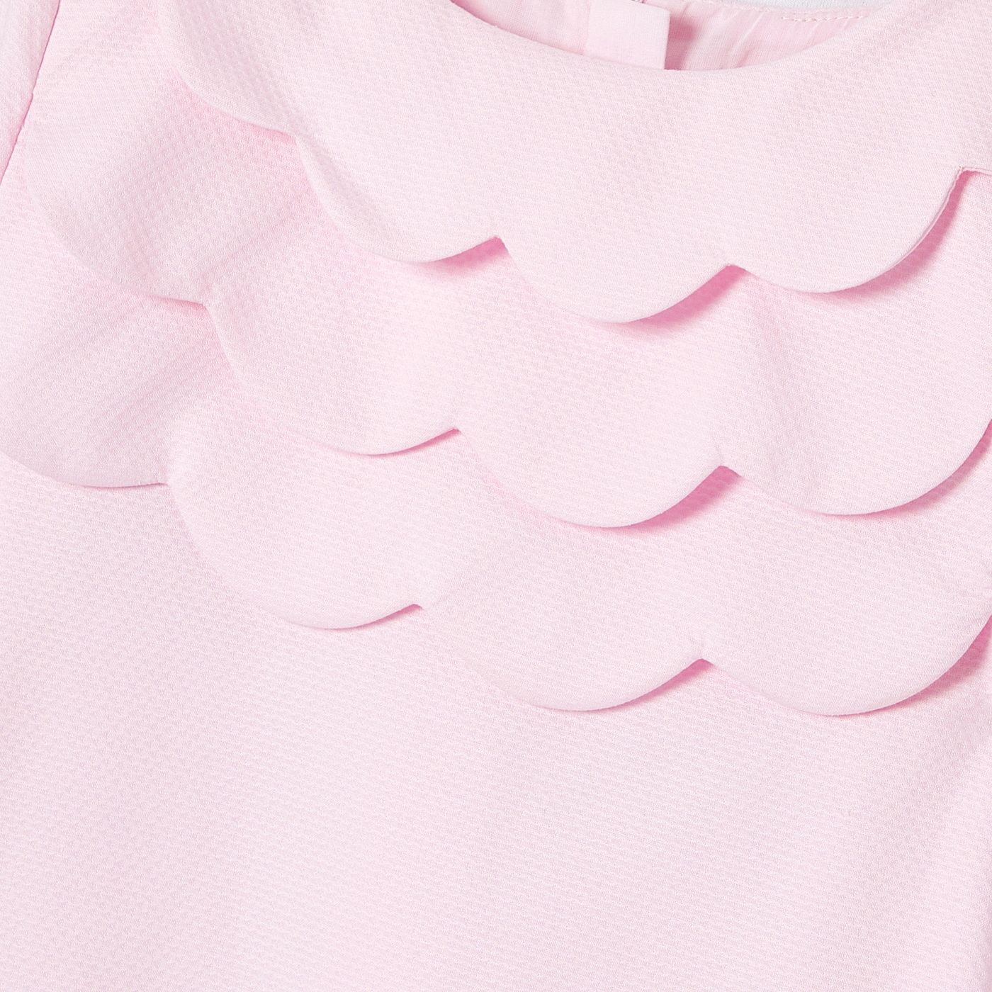 Ceremony Dress in Honeycomb Pique Girl - Jacadi Powder Pink