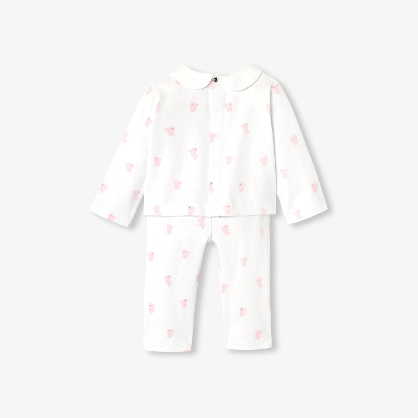 Baby girl interlock cotton pyjamas