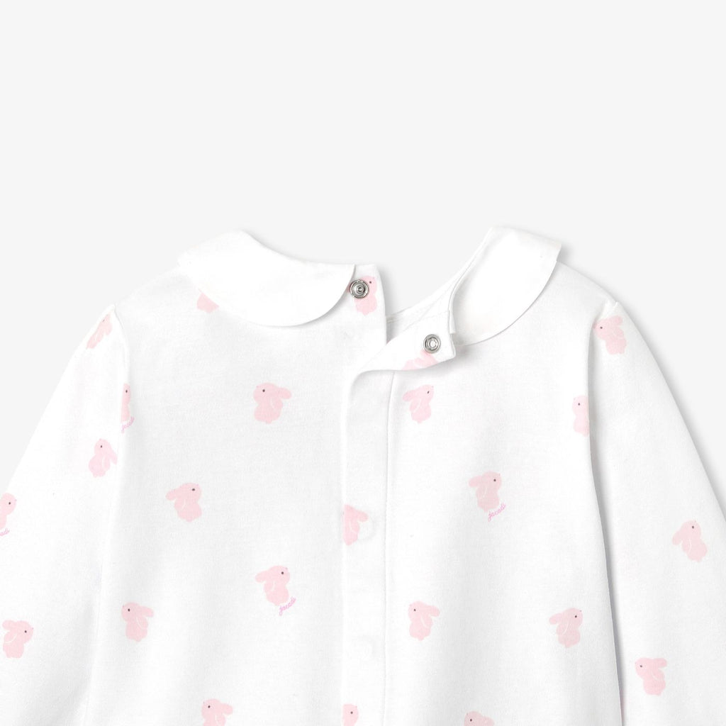 Baby girl interlock cotton pyjamas