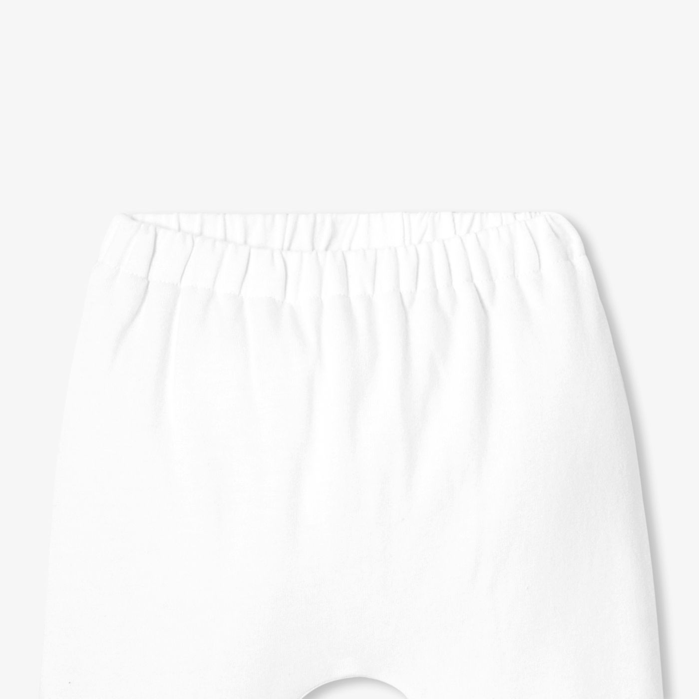 Outfit Set Comodo in Cotton Imbottito Baby Boy - White/Light Blue