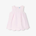 Baby girl sleeveless cotton pique dress