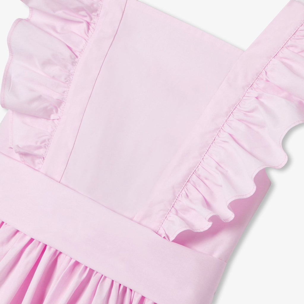 Girl open-back poplin dress - Jacadi Pink
