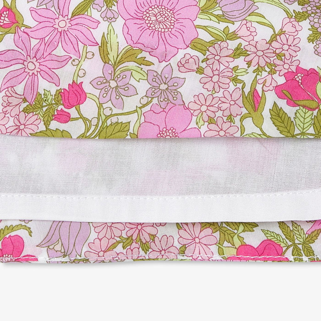 Dress in Liberty Fabric Baby Girl - Pink/Multicolour