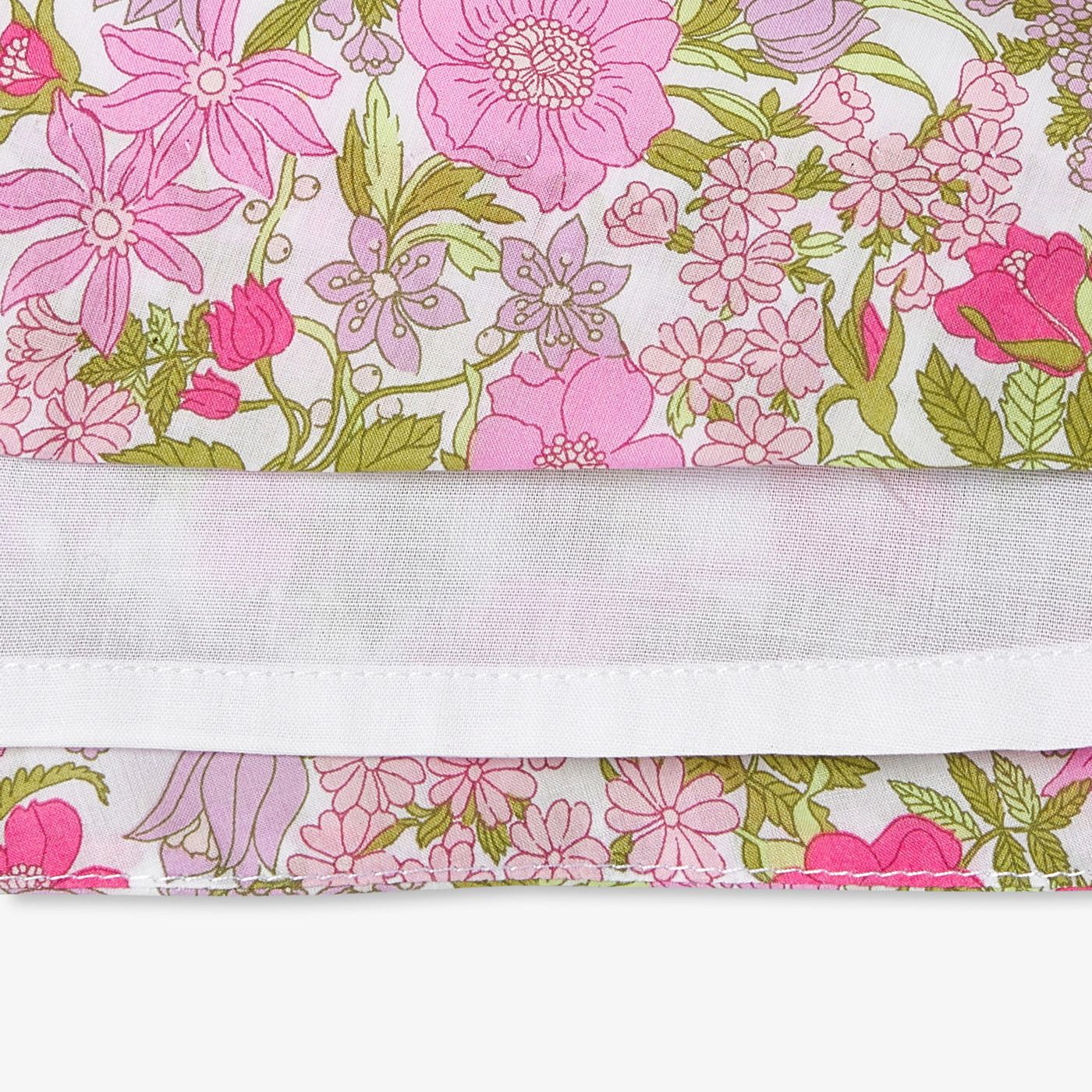 Dress in Liberty Fabric Baby Girl - Pink/Multicolour