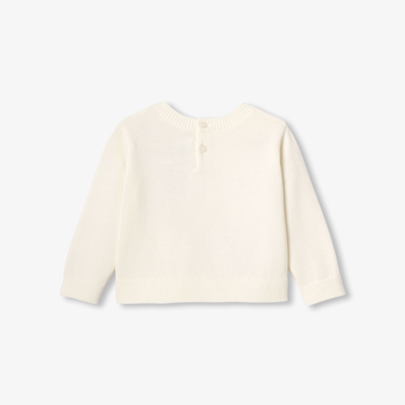 Baby girl jumper - Cream