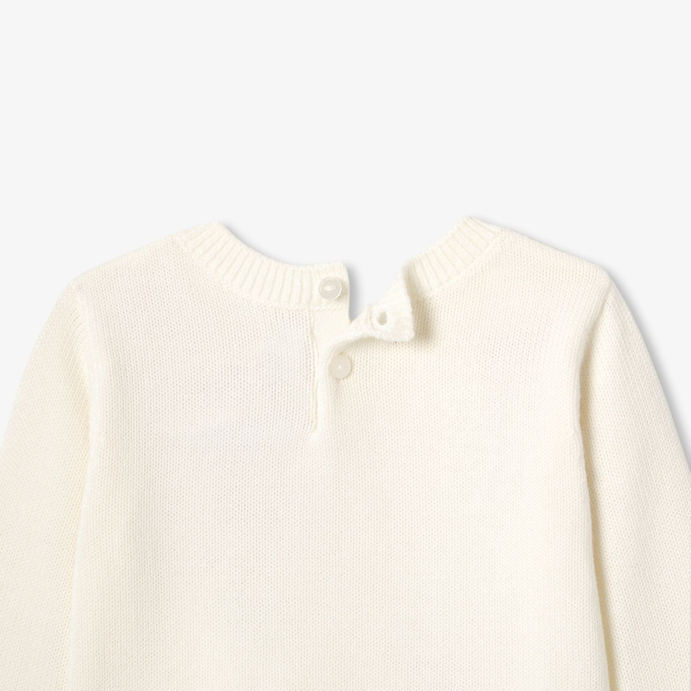 Baby girl jumper - Cream