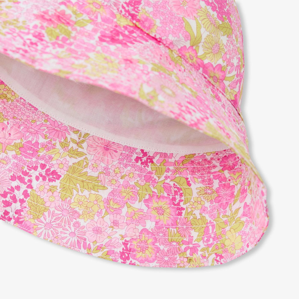 Bucket Hat in Liberty Fabric Girl - Giallo/Multicolour
