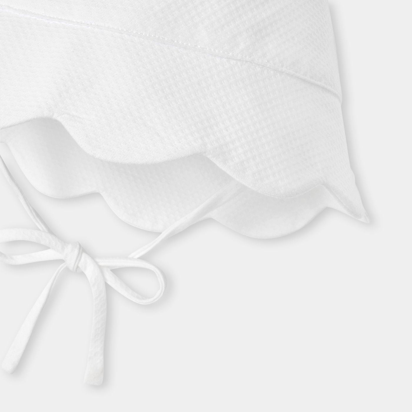 Baby girl cotton pique hat - Jacadi White