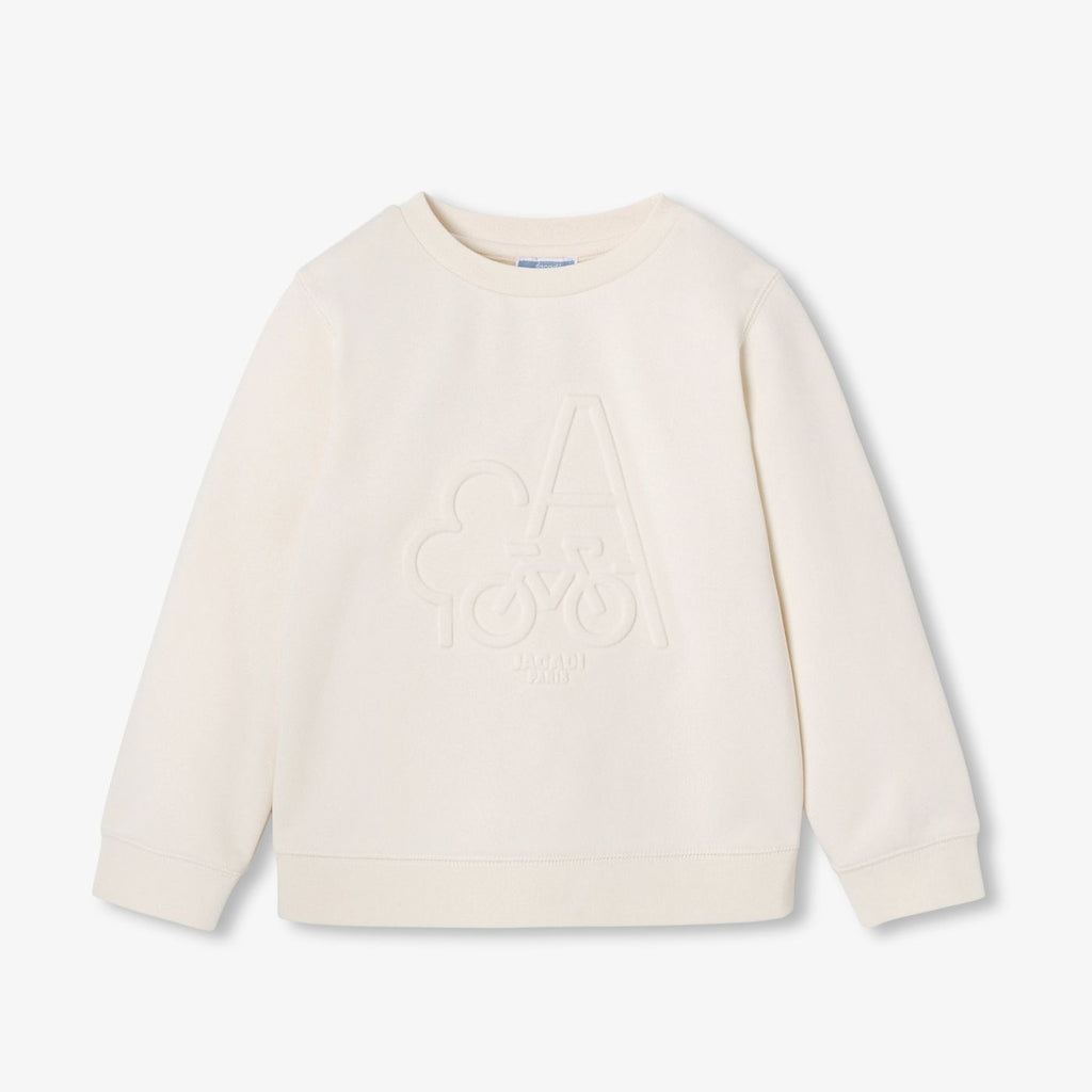 Boy fleece sweatshirt - Rope Beige