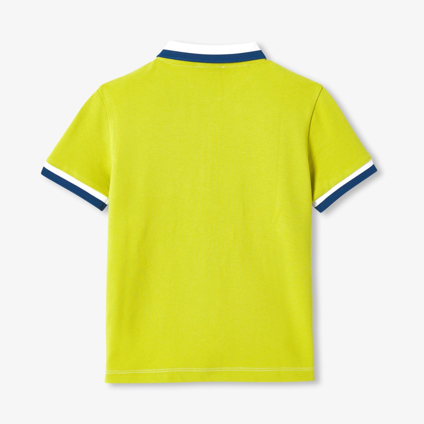 Boys' cotton piqué polo shirt shirt