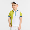 Boys' cotton piqué polo shirt shirt