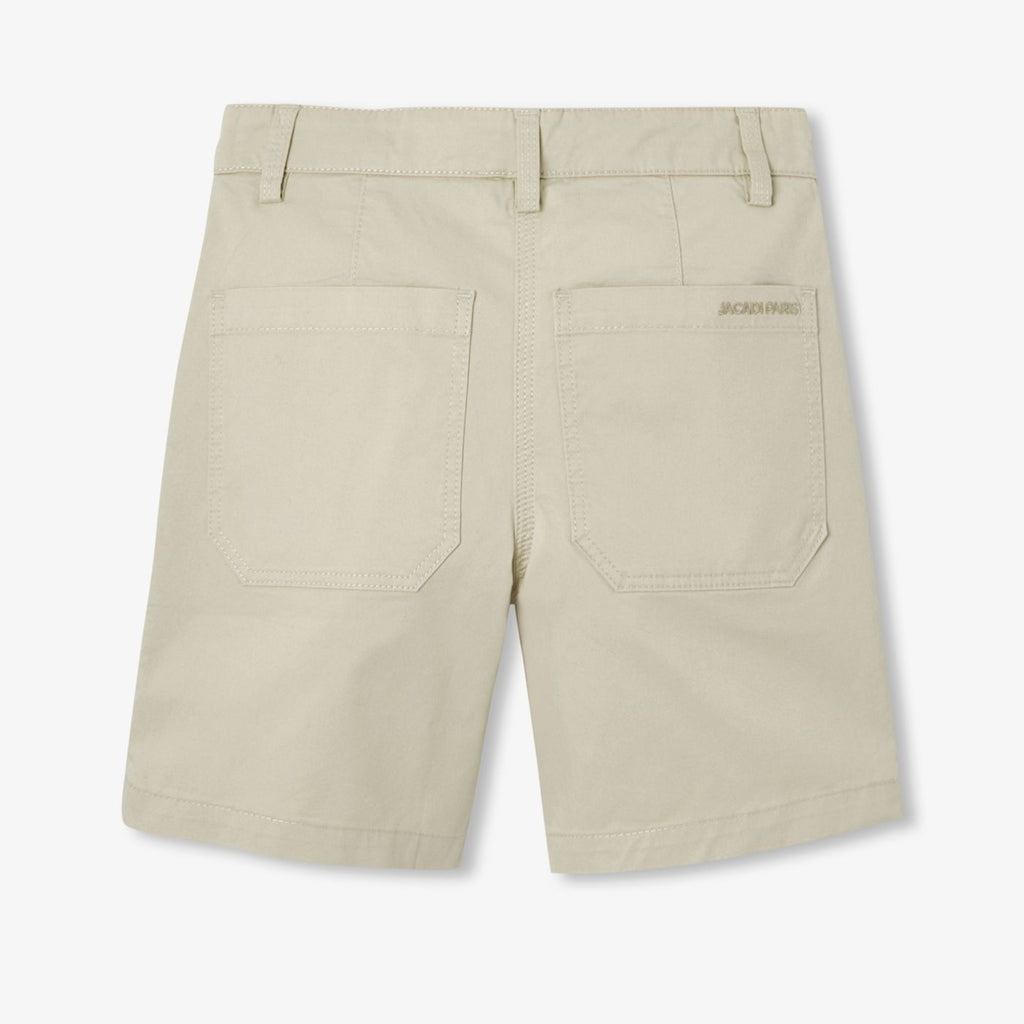 Boy lightweight twill Bermuda shorts