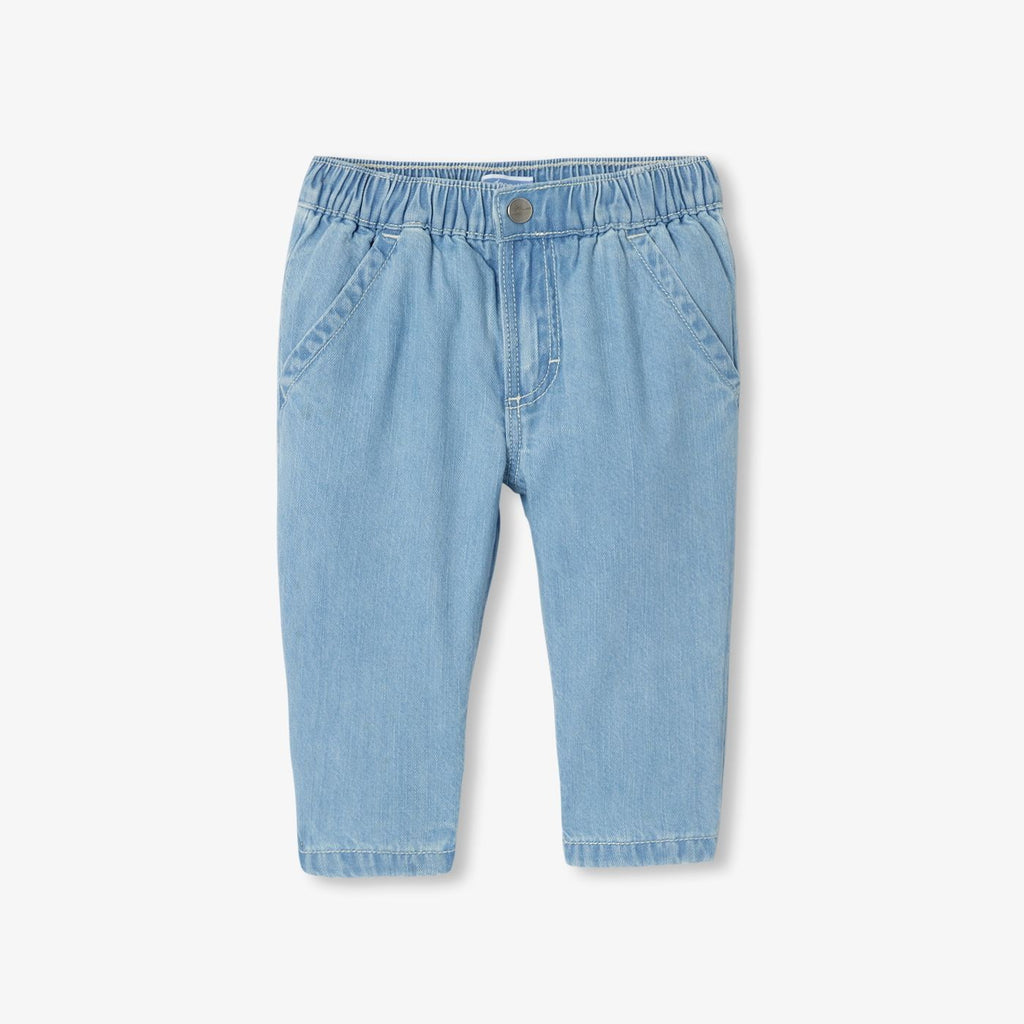 Baby boy cotton-lined jeans