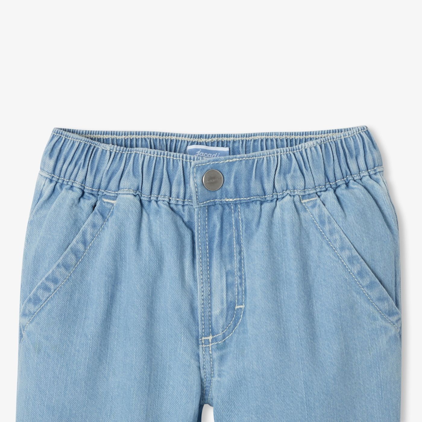 Baby boy cotton-lined jeans