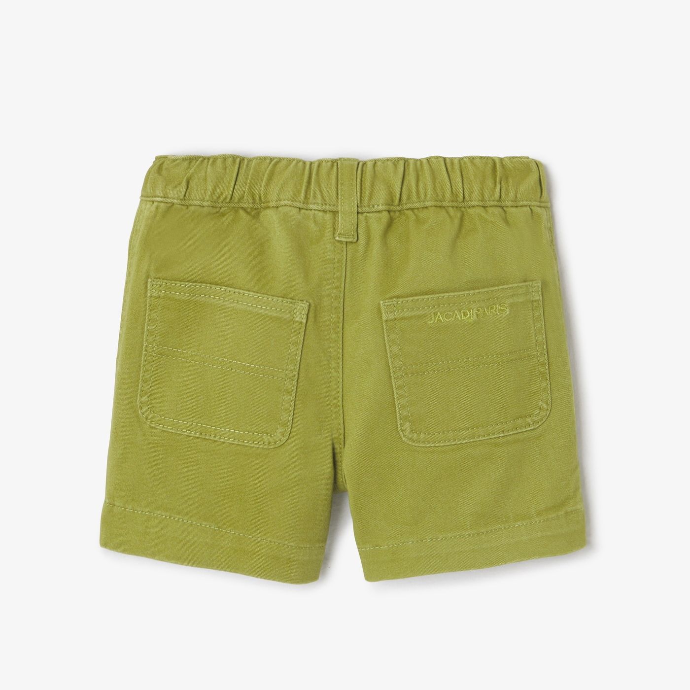 Baby boy twill shorts - Green/Grey
