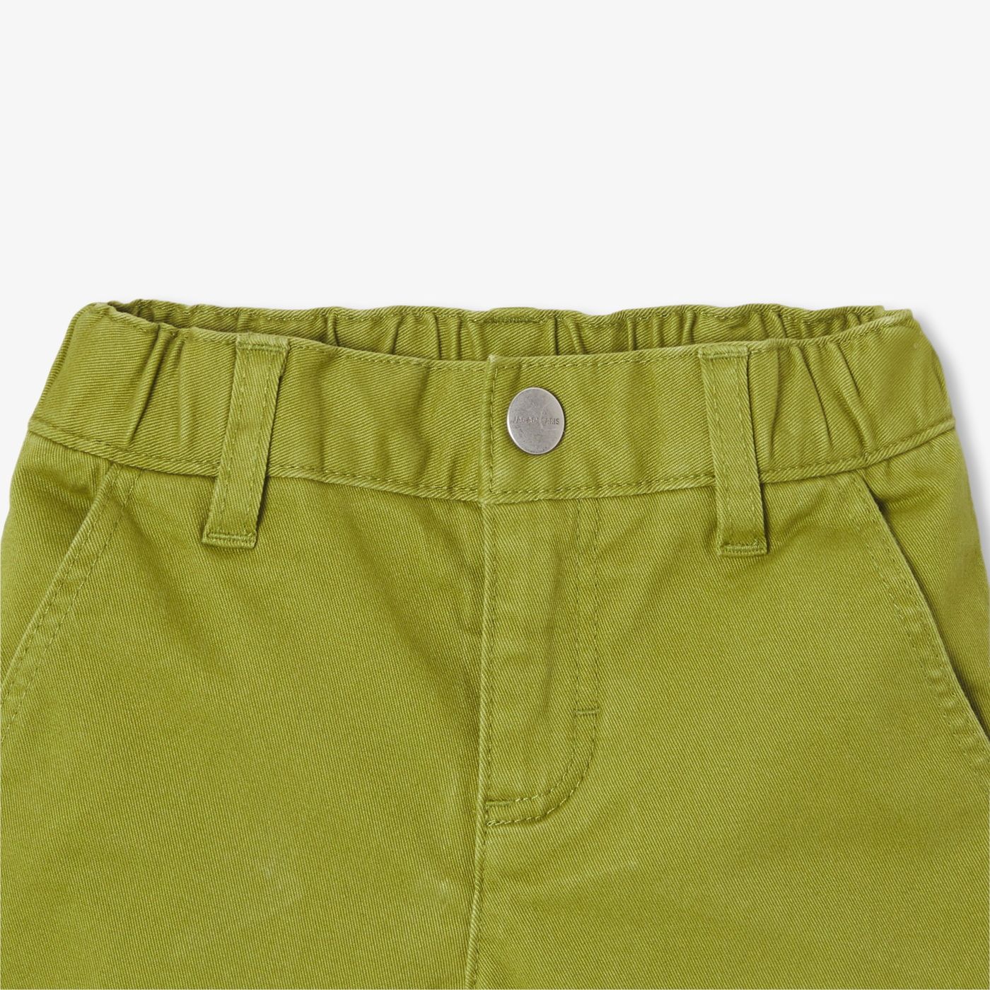Baby boy twill shorts - Green/Grey