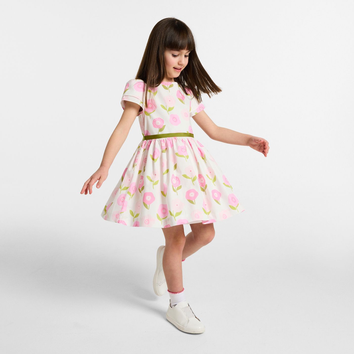 Floral print dress for girls