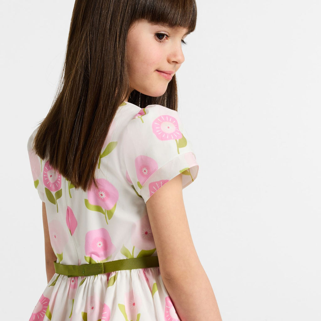Floral print dress for girls