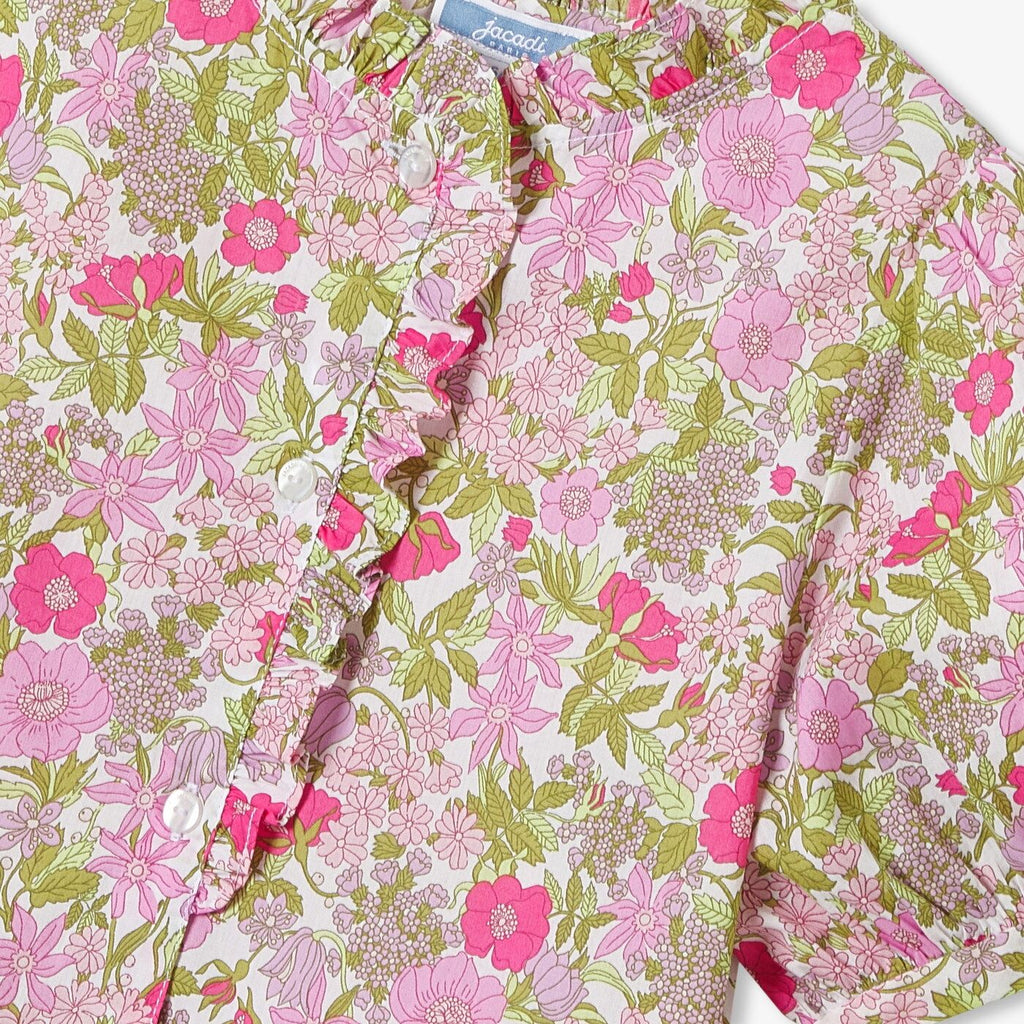 Girl Liberty fabric blouse - Soft White/Multicolour