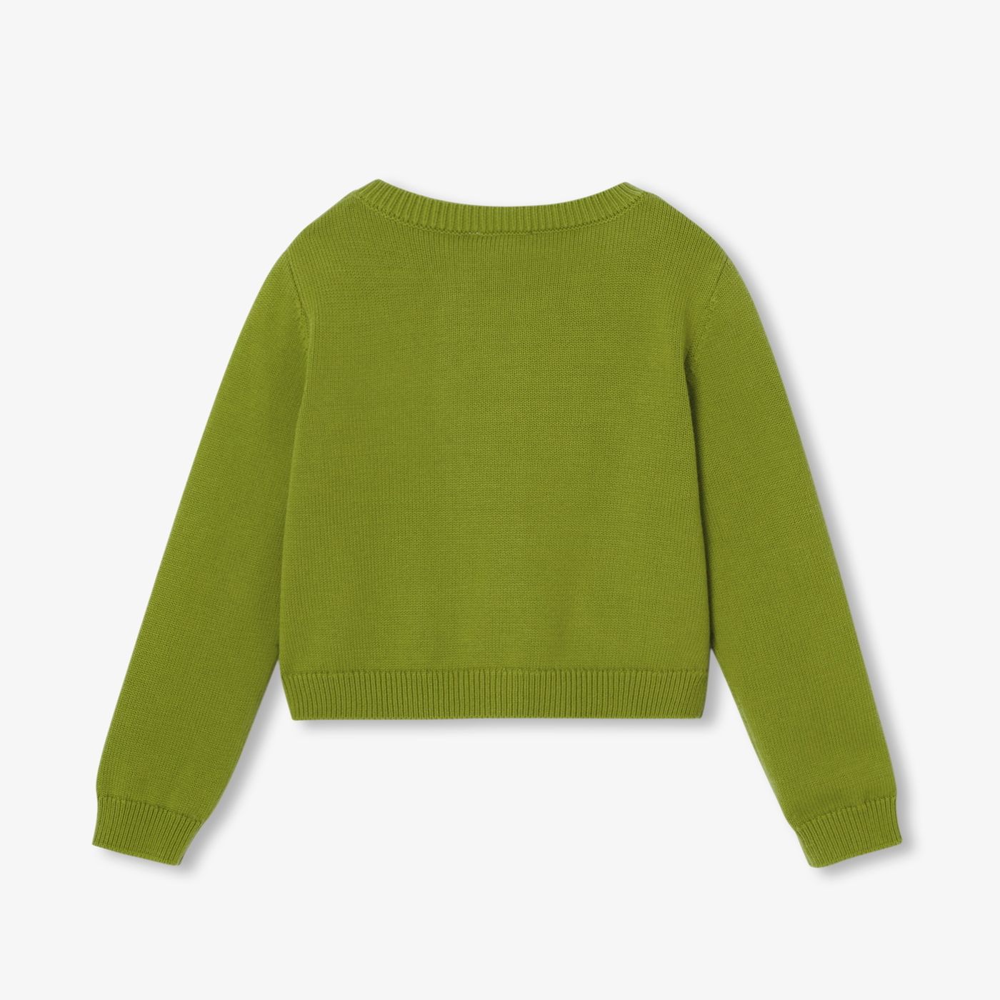 Girl cotton jersey cardigan